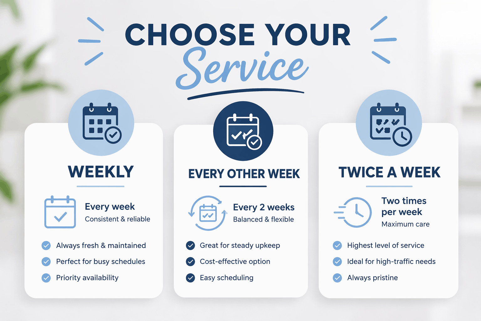 How It Works 2 choose a serbice 2